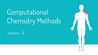 Computational Chemistry Methods and Applications