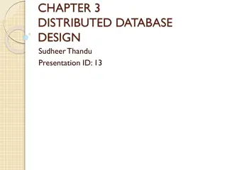 Optimizing Distributed Database Design for Efficient Allocation