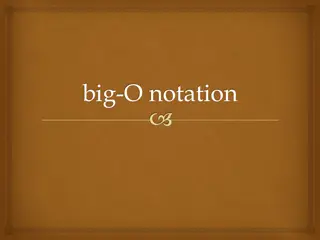 Big-O Notation and Algorithm Complexity