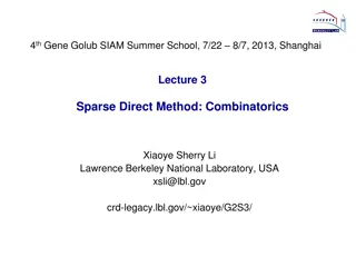 Sparse Linear Solvers: Strategies and Methods