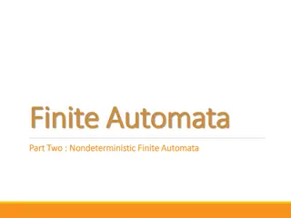 Nondeterministic Finite Automata and the NFA to DFA Algorithm