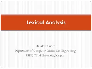 Lexical Analysis in Computer Science