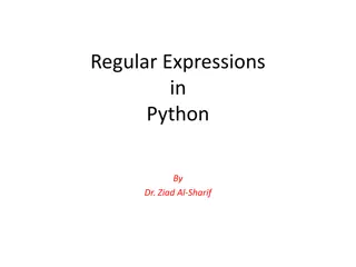 Using Regular Expressions in Python