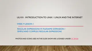 Regular Expressions in UNIX/Linux: Simple vs. Complex