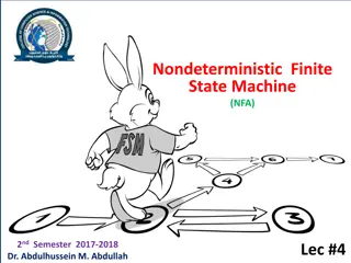 Nondeterministic Finite State Machine NFA Examples and Concepts