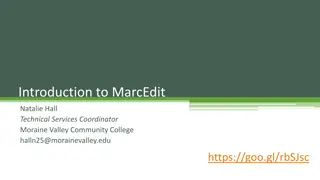 Master MarcEdit: Useful Tips, Tools, and MarcEditor Functions