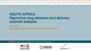 Analysis of Dapivirine Ring Introduction in South Africa