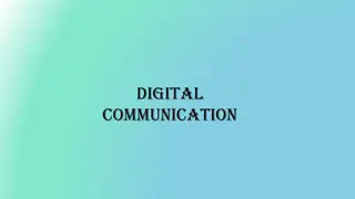 Digital Communication: Basics and Components