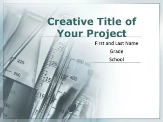 Innovative Project: Creative Exploration by First and Last Name at Grade School