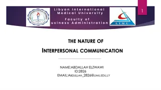 Interpersonal Communication: Elements and Importance
