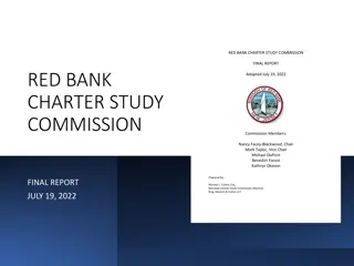 Red Bank Charter Study Commission Findings and Recommendations