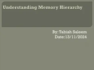 Computer Memory Hierarchy and Levels