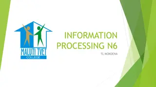 Flow Charts in Information Processing