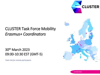 Organise a Collaborative BIP Programme for CLUSTER Partners