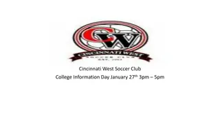 Soccer Club College Information Day on January 27th