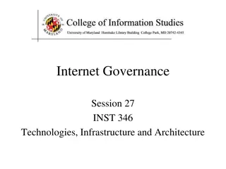 Internet Governance: Technologies, Infrastructure, and Standards