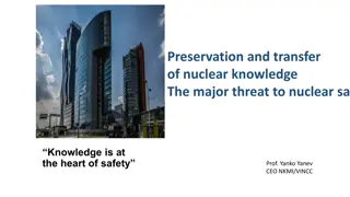 Nuclear Knowledge Preservation and Transfer Insights