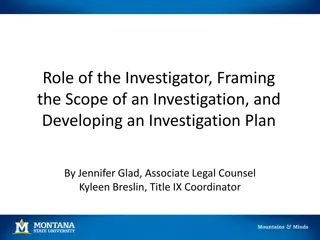 Effective Investigative Techniques and Processes for Objective Reports