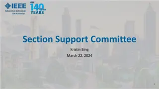 IEEE Section Support Committee: Roles, Responsibilities, and Leadership