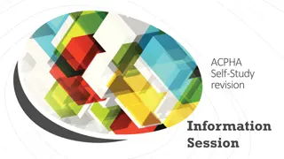 Updates to ACPHA Self-Study and Accreditation Standards