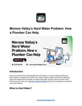 Moreno Valley’s Hard Water Problem_ How a Plumber Can Help