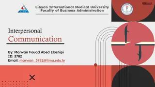 Enhancing Interpersonal Communication Skills