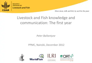 Livestock and Fish Knowledge Communication Strategies