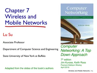 Wireless and Mobile Networks Overview
