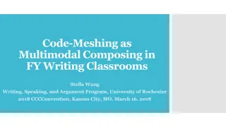 Code Meshing in FY Writing Classrooms: Understanding Black Dialect Patterns