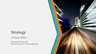 Concept and Importance of Strategy in Business Management