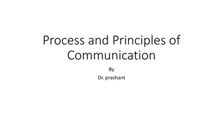 Process and Principles of Communication by Dr. Prashant
