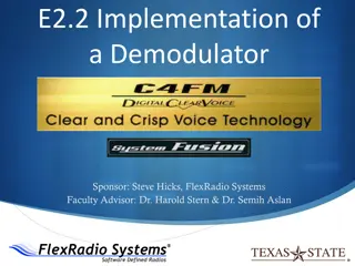Implementation of a Demodulator with System Fusion by FlexRadio Systems