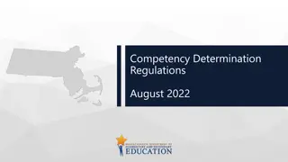 Competency Determination Regulations Overview