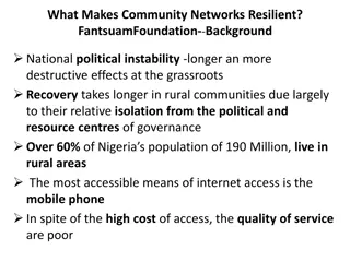 Resilience of Fantsuam Foundation in Rural Nigeria