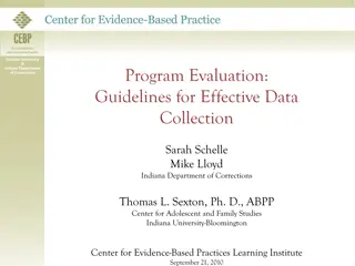 Effective Data Collection Guidelines for Program Evaluation
