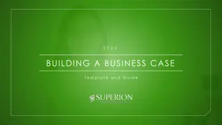 Building a Business Case Template and Guide