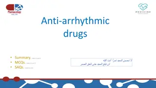Overview of Anti-Arrhythmic Drugs
