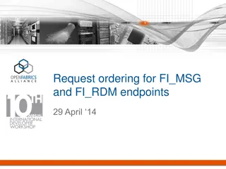 Ordering Rules for FI_MSG and FI_RDM Endpoints