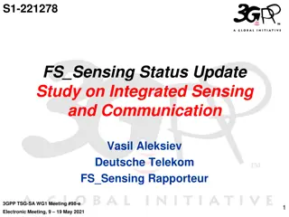 Study Update on Integrated Sensing and Communication at 3GPP Meeting