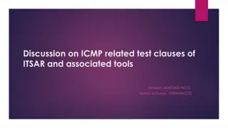 ICMP Test Clauses in ITSAR Requirements