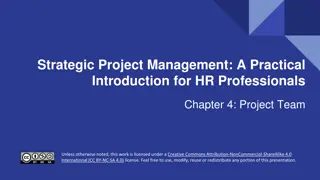 Strategic Project Team Management for HR Professionals