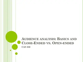Basics of Audience Analysis and Message Discrepancy
