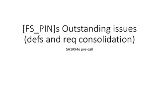 Personal Network Elements and PIN Gateways