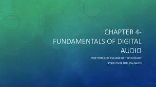 Sound Waves and Intensity in Digital Audio