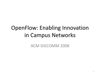 Innovation in Campus Networks with OpenFlow Protocol