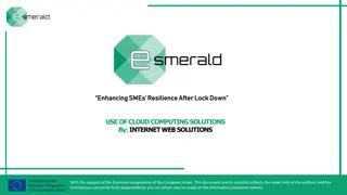 Enhancing SMEs Resilience with Cloud Computing Solutions