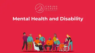 Mental Health, Disability, and Service Delivery Systems