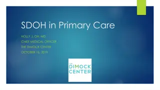 Dimock Center's SDOH Resourcing Model - Connecting Patients to Resources