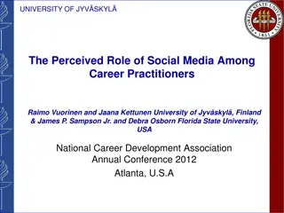 Perceived Role of Social Media Among Career Practitioners