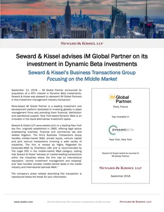 iM Global Partner Acquires 45% Interest in Dynamic Beta Investments